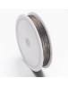 Tiger Tail Wire Spool, Stainless Wire, LightGrey, 0.45mm; about 50m/roll