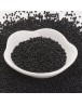 TOHO® Japoniški stiklo karoliukai, apvalūs, juodi, matiniai, matmenys: 11/0  ~2mm diametro, 1.5mm storio, skylė: 0.5mm; ~10 g./p