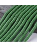 Polimerinio molio diskeliai, tamsiai žalios spalvos, matmenys: 6x1mm, skylė: 2mm, ~380-400 vnt./gijoje