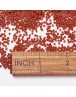 TOHO® Japoniški stiklo karoliukai, apvalūs, matinės raudonų plytų spalvos, matmenys: 11/0  ~2mm diametro, 1.5mm storio, skylė: 0