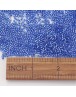 TOHO® Japoniški stiklo karoliukai, šešiakampio cilindro formos, blizgios m4lynos spalvos, matmenys: 2x2mm, skylė: 0.6mm; ~10 g./
