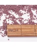 TOHO® Japoniški stiklo karoliukai, apvalūs, violetinės spalvos, matmenys: 11/0  ~2mm diametro