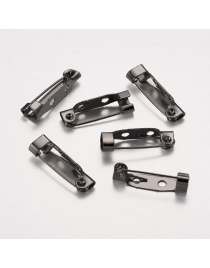 Sidabro spalvos geležinis sagės ruošinys, matmenys: 20x5x5mm, 5 vnt./pak.