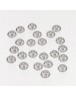 Rondelle Tibetan Silver Spacer Beads, Lead Free & Nickel Free & Cadmium Free, Platinum Color, about 5.5mm thick, Hole: 2.3mm