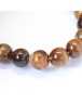 Grade AB Natural Tiger Eye Round Bead Strands, 8~8.5mm, Hole: 1mm; about 47pcs/strand, 15.5"