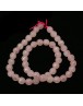 Natural Rose Quartz Beads Strands, Faceted, Round, 8mm, Hole: 1mm