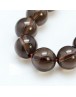 Smoky Quartz Beads Strands, Round, 8mm, Hole: 1mm