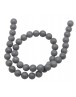 Natural Mashan Jade Beads Strands, Dyed, Round, Gray, 10mm, Hole: 1.2mm; about 42pcs/strand, 16"