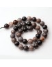 Natural Quartz Round Beads Strands, Undyed, 8mm, Hole: 1mm; about 48pcs/strand, 15.35"
