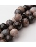 Natural Quartz Round Beads Strands, Undyed, 8mm, Hole: 1mm; about 48pcs/strand, 15.35"