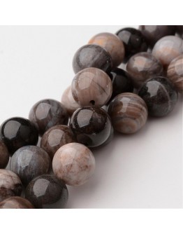 Natural Quartz Round Beads Strands, Undyed, 8mm, Hole: 1mm; about 48pcs/strand, 15.35"