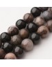 Natural Quartz Round Beads Strands, Undyed, 8mm, Hole: 1mm; about 48pcs/strand, 15.35"