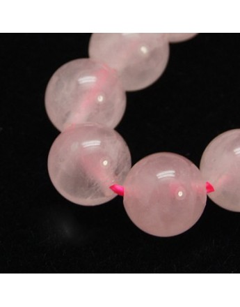 Natural Rose Quartz Beads Strands, Round, 10mm, Hole: 1mm