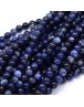 Round Natural Sodalite Beads Strands, 10mm, Hole: 1mm, about 39pcs/strand, 15.3"