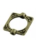 Žalvario spalvos intarpas/rėmelis, be švino ir kadmio, matmenys: 16x14x3mm