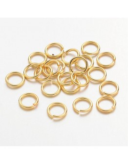 4000pcs Stainless Steel Jump Rings Closed But Unsoldered Jump