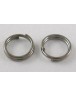 Double loop Jump Rings, Iron, Gunmetal, Dimension: 6mm in diameter, 0.7mm thick; about 4.6mm inner diameter