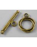 Sendinto aukso spalvos, kilpos tipo užsegimas, matmenys: kilpa: 13x17mm ilgio, segtukas: 3x24mm, skylė: 2mm